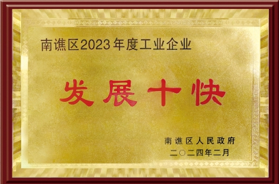 南谯区2023年度工业企业 “发展十快”